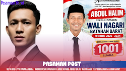 Ketua DPD LPPKI Pasaman Barat Andri Muzaki Ucapkan Selamat kepada Abdul Halim, Wali Nagari Terpilih Ranah Batahan Barat